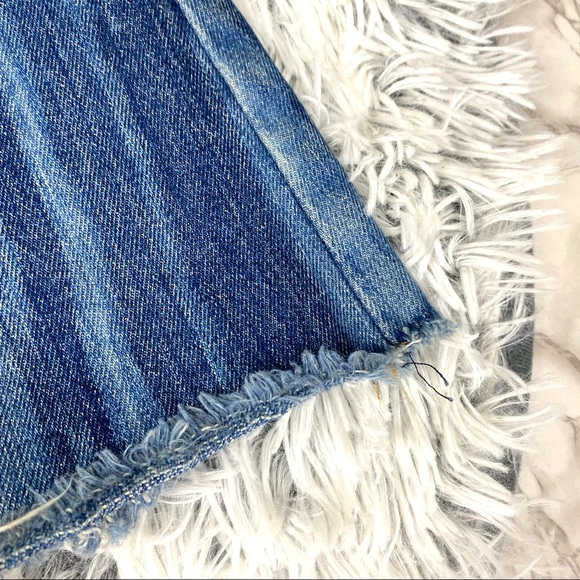 Derek Lam Denim Cleo Crossover Mini Skirt EUC - Picture 4 of 12